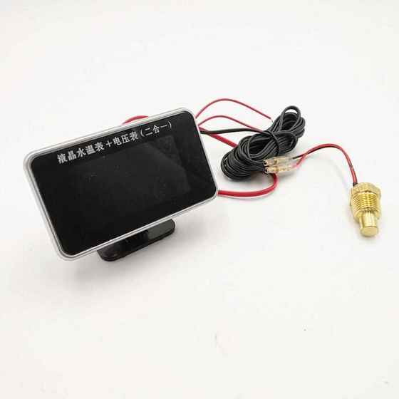 자동차 기기 수정 LCD 디스플레이 수온 미터 전압계 2-in-1 12v24v 범용 고정밀 디지털 자동차 기기 수정 LCD 디스플레이 수온 미터 전압계 2-in-1 12v24v 범용 고정밀 디지털