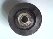 Retractable door wheel cast iron V-wheel 6201 bearing