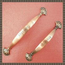 Eurostyle small handle greens classical handle double hole imitation ancient red ancient bronze handle large hole distance 64