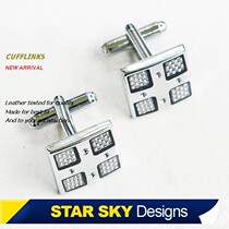 ● Star Korean fashion Mens cufflinks square cufflinks gift box XK1663