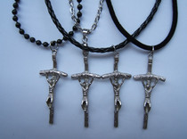 Large Scepter Jesus Cross Necklace Pendant