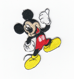 刺绣 布贴 贴布 刺绣 补衣服 卡通 米奇 mickey 8*6cm