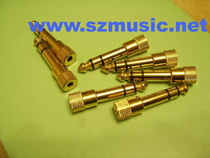 3 5 to 6 35 gold-plated audio plug headphone adapter for ear amplifier DVD and other audio plug