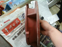 Special flange end cover for motor accessories