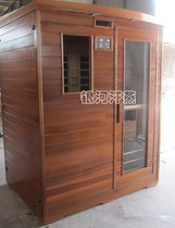 Far-infrared light wave room sauna room three-person steam room beauty and fitness (red cedar series)