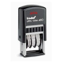 TRODAT BACK INKING STAMP 4810 CHINESE ENGLISH DATE STAMP COMES WITH PAD FLIP ADJUSTABLE DATE WORD HEIGHT 3 8MM