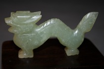Old natural jade handmade dragon old natural jade hand carved auspicious Dragon Special Price