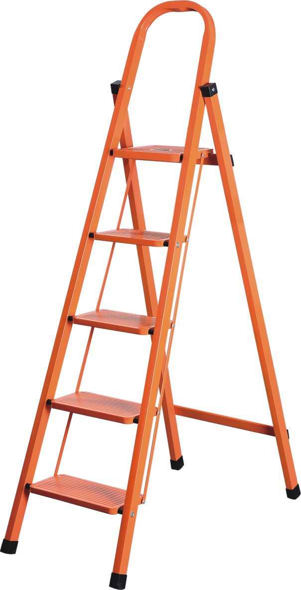 正品奥鹏家用梯子ap-1325 9125w 方管折叠加厚五步 梯子