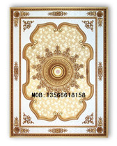 European ceiling art Light Pool living room clubhouse ceiling decoration multi-level rectangular light pool lamp plate F-016