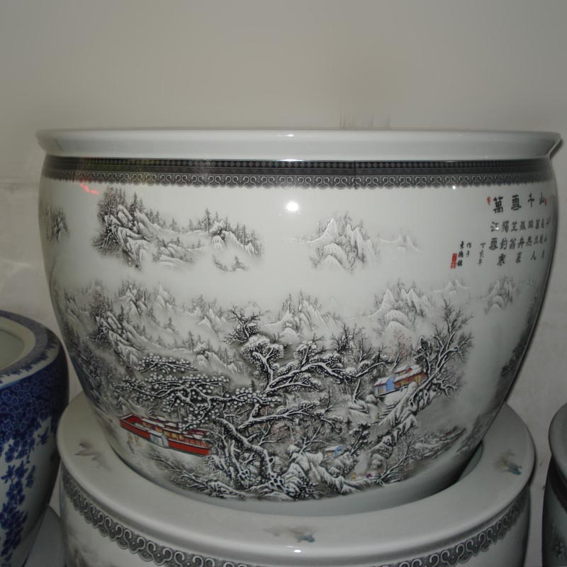 Jingdezhen snow China VAT large China VAT king snow China VAT