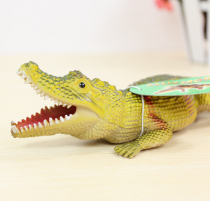 Simulation animal model vocal crocodile toy reptile children early education toy gift environmental protection set