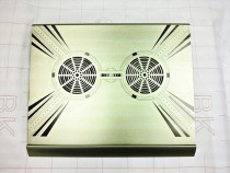 Wholesale all aluminum Zunhuang 601 notebook radiator cooling frame cooling base double fan 4 2 0 USB ports