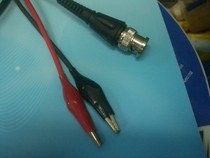 Signal source connection line test line BNC Q9 double alligator clip oscilloscope probe