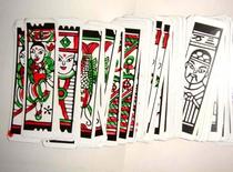 Wuqiang New Year picture card Water Margin Leaf Card