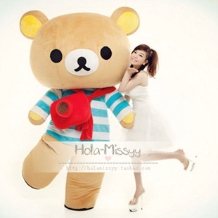 镇店之宝租借 cosplay 轻松熊轻松小熊kuma 人偶装