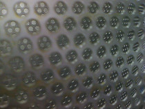 Pin circular hole plate Metal mesh plate Perforated plate Perforated plate Machine sieve plate 304*0 8T*4*6