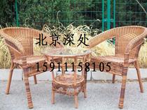 The chair-three-piece rattan chairs outdoor patio table and chair furniture dining tables and chairs office leisure furniture