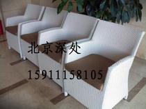 Rattan chair sofa chair outdoor rattan chair courtyard villa chair dining chair office leisure chair