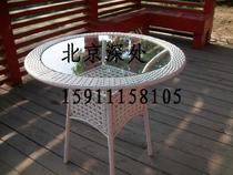 Rattan round table table rattan table table bar table and chair garden table and chair courtyard villa table and chair