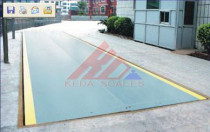 Weighth 60T floor scale Fujian Shishi floor scale weighing instrument accessories Quanzhou weighbridge electronic weighbridge