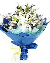 Flowers Shanghai Pudong Flower Pudong Flower Puxi Express Delivery Flower Perfume Lily 6 Bouquet Flower Express
