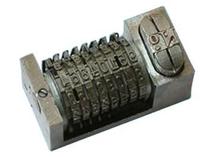 8 Digits Ordinary Tax Invoice Font Lead Print Number machine