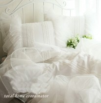 Zhu Zhu Homeland Korea direct delivery * Princess white lace wedding dress * Romantic bedding set gd3276