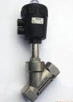 Pneumatic solenoid valve DN25 two-position two-way QJZ-25 stainless steel angle seat valve 1 inch interface pipe diameter