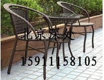 The chair-three-piece rattan furniture rattan table and chair furniture patio chairs bar tables and chairs