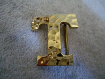 皮带扣 3MM厚纯铜T扣 手工制作(定制) 单扣价格