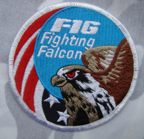 American embroidered armband American F16 embroidered badge jacket windbreaker badge badge