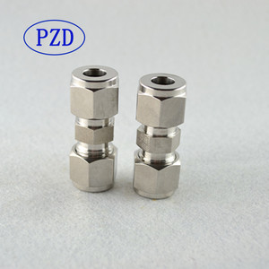 不锈钢卡套式直通管接头\/Φ8mm\/单卡\/双卡\/30