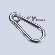 Galvanized spring buckle zinc iron ring spring hook pet Hook 4 * 40mm
