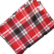 (Three Crown Credibility) AQUA Yahaya small blanket warm blanket red striped small blanket spring and autumn blanket