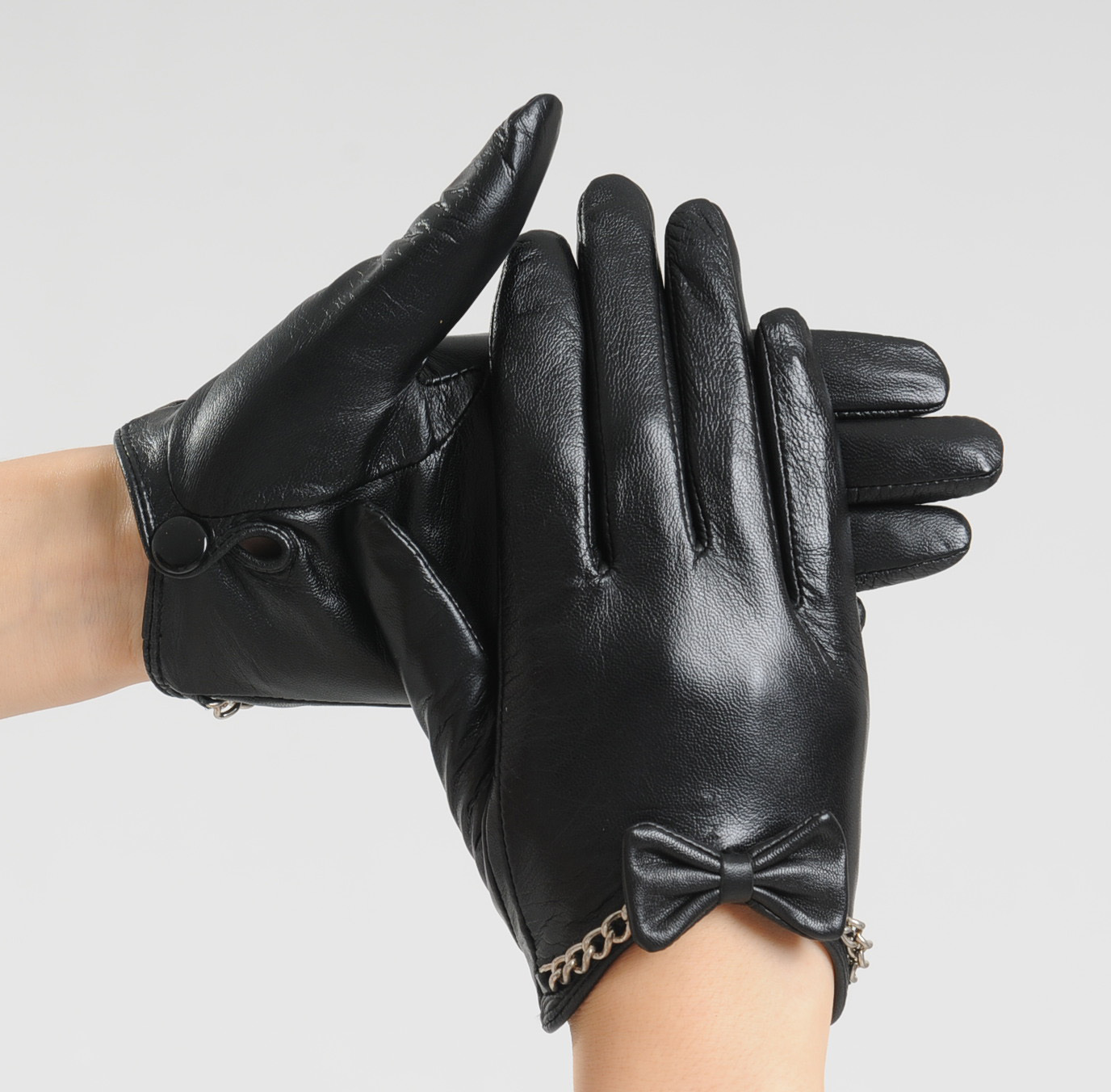 Leather glove play