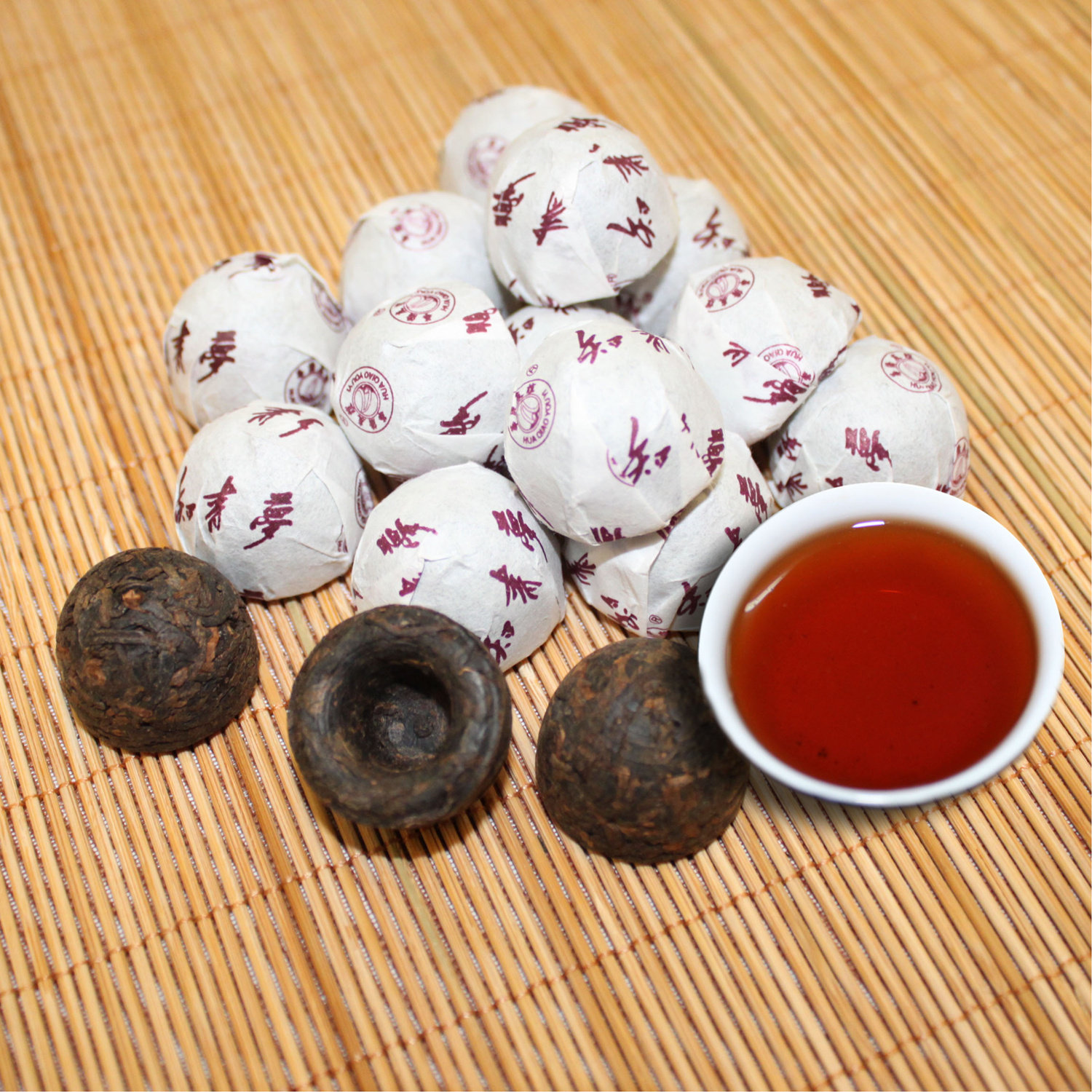 精品迷你小沱茶 普洱茶 熟茶 知青梦 50粒包邮 古树茶叶
