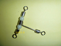 T-shaped luminous bead trigeminal swivel