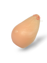 beauty mini drop shaped silicone breast after surgery fake breast send breast bra 420g