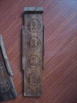 Folk folk engraved with crystal large four pancakes flat cake plate wood wood furniture 1