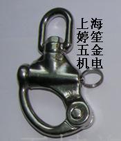 304 stainless steel eye type swivel shackle spring shackle 69mm total length (physical picture)
