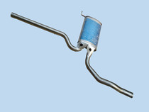 Volkswagen Passat B5 middle section double thick stainless steel 409 steel silencer muffler exhaust pipe