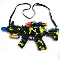 Music gun toy gun 227 submachine gun electronic gun electric toy childrens toy mixed batch