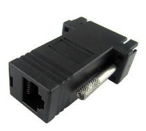 VGA to RJ45 adapter female head to transmit VGA signal VGA female to network