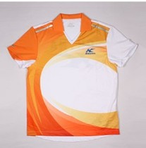 KASON FAYG025-2 white orange mens badminton shirt KASON FAYG025 badminton suit