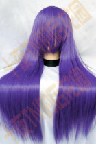 Ten nights TN dark purple green shirt hidden cos wig