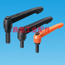 Adjustable handle handle wrench Zinc alloy fastening handle 7 word 7 word handle wrench screw Hand twist screw M8