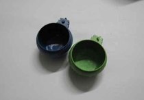 Ultra-preferential small number of plastic bird food bowls-sturdy and durable-use various models of bird cages
