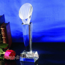 Customized Crystal Trophy Crystal Medal Crystal Authorization Brand Free lettering and LOGO gift box medium number