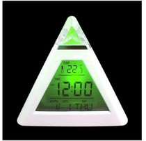 Special triangle alarm triangle coloured alarm clock coloured alarm clock coloured heart-shaped alarm clock