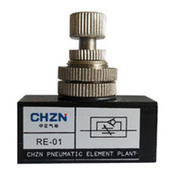 A one-way throttle flow control valve RE-01 for the pneumatic elements in the special price